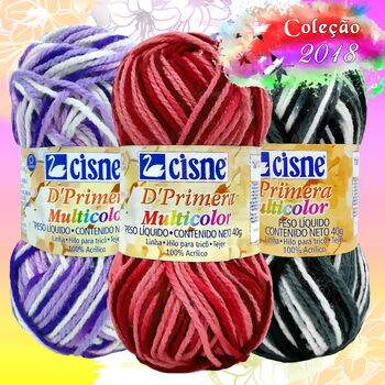 Lã Cisne D'Primera Multicolor 40g(84m)