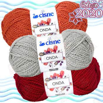 Lã Cisne Onda - 100g