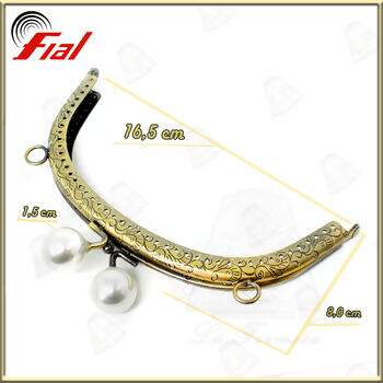 Fial - Fecho de Bolsa 16,5cm (Bronze) 