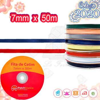 Le Bianco - Fita de Cetim (07mm com 50m)